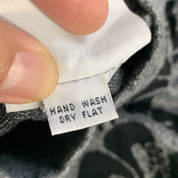 VTG Alfred Dunner Womens Sweatshirt Floral Padded Gray Size 2X Elastic Hem USA - Picture 11 of 11